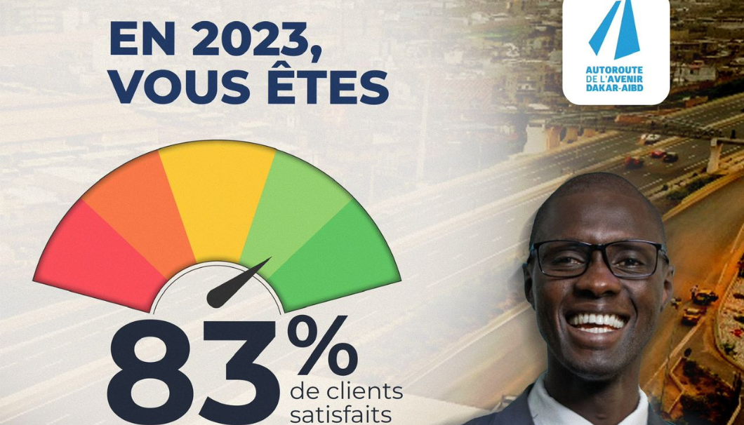 En route vers l’Avenir: Découvrez notre taux de satisfaction client de 83%!